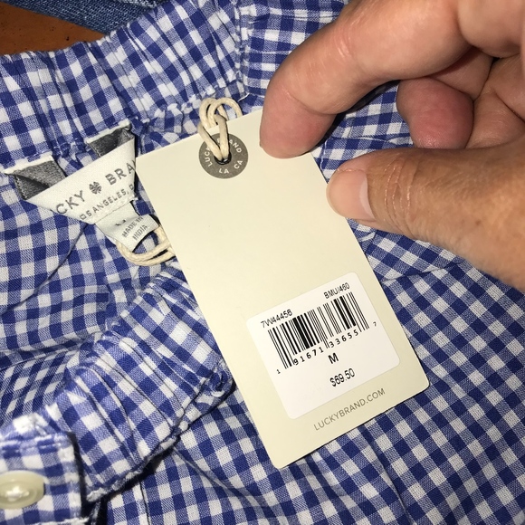 *Host Pick* NWT Lucky Brand Gingham Top - Picture 6 of 6